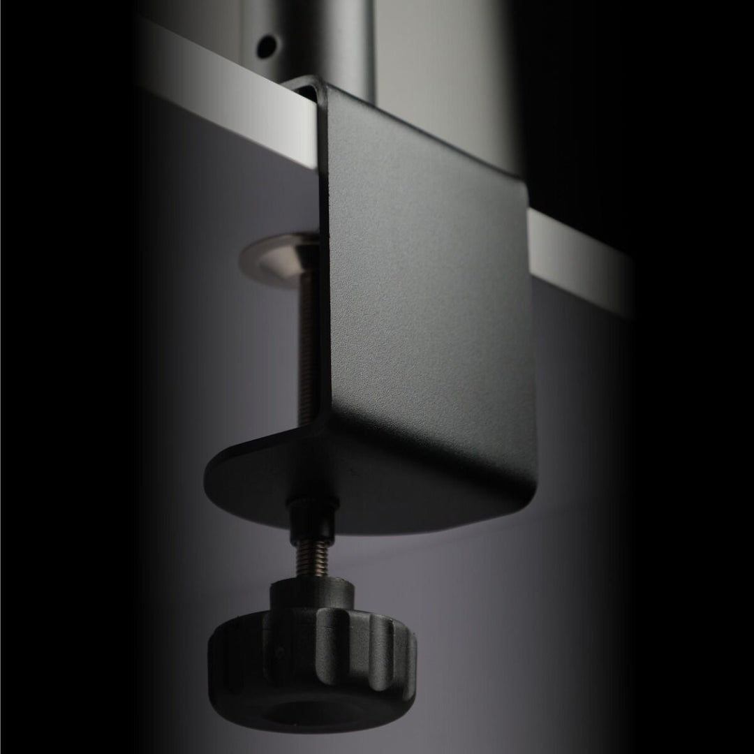 Supports de moniteurs de studio avec pince de bureau (2 pièces)