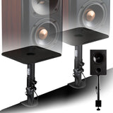 Supports de moniteurs de studio avec pince de bureau (2 pièces)