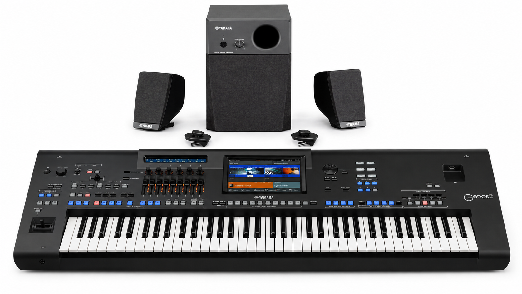 Pack keyboard/enceintes Yamaha Genos 2