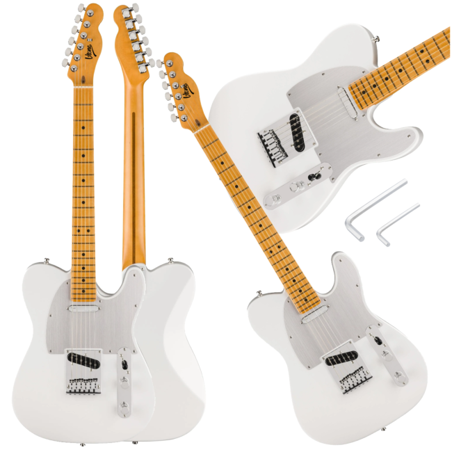 V-Tone ETL39 WH 4/4 guitare électrique, blanche