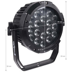 Evolights Glaze PAR IP65 projecteur LED – RGBW