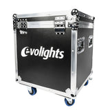 Flightcase pour 2 x Evolights Lumeno