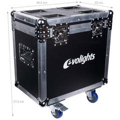 EVOLIGHTS NEO CASE BEAM SPOT 100W transport case pour 2 moving heads