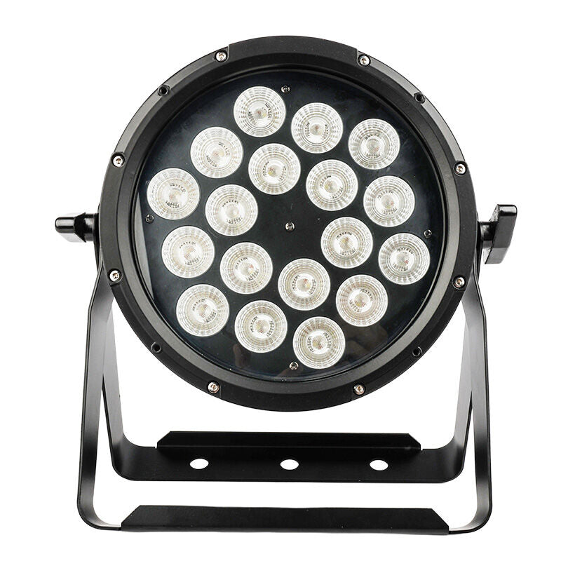 Evolights Glacier 18 LED PAR IP65 – 18x12W RGBWA-UV Stage Spot