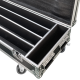 Flightcase pour 4 x Evolights Glaze Bar