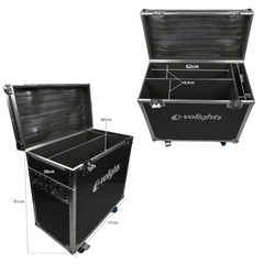 Flightcase pour 2 x Evolights Lumen 7 Ring