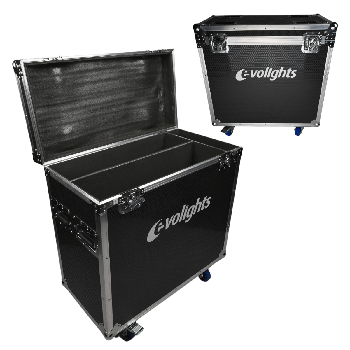 Flightcase pour 2 x Evolights Lumen 7 Ring