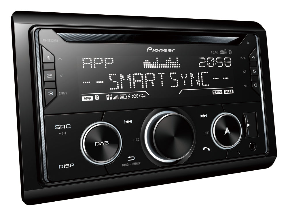 Pioneer FH-S820DAB Autoradio 2-DIN avec DAB et Bluetooth