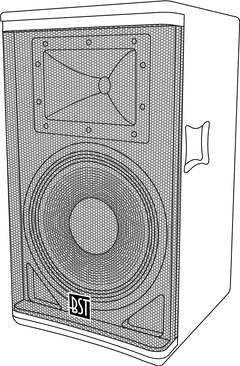 BST SA15DSP - Enceinte PA active (600W, 15")