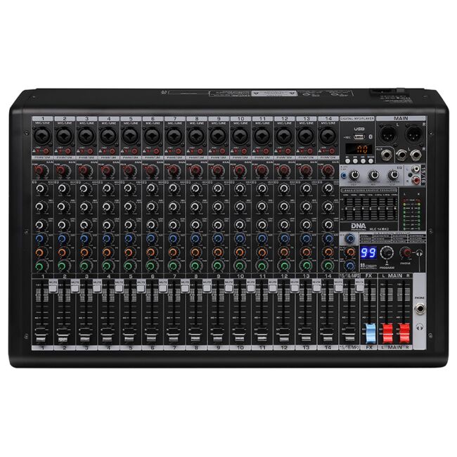 DNA HLC 14 MK2 console de mixage audio analogique 14 canaux