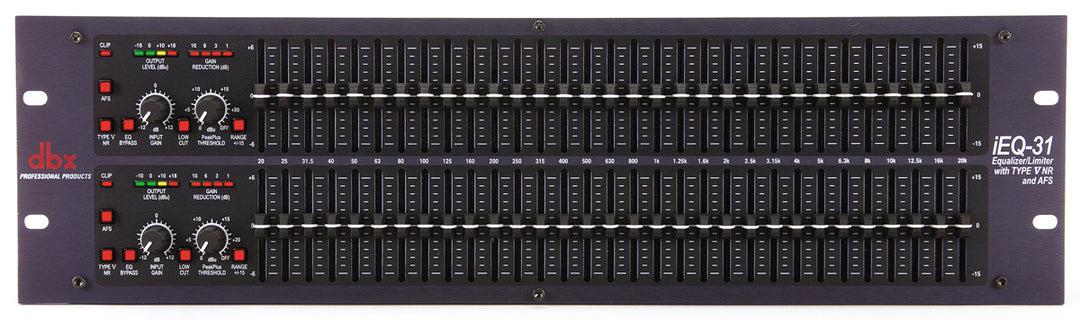 dbx iEQ31 2x 31 Bandes Égaliseur Graphique/Limiteur