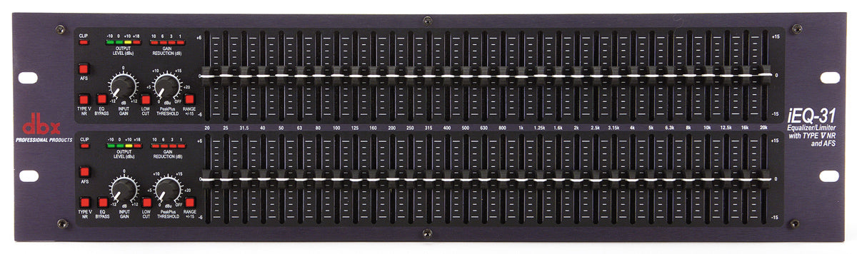 dbx iEQ31 2x 31 Bandes Égaliseur Graphique/Limiteur