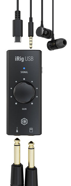IK Multimedia iRig USB Sound Card for Guitar