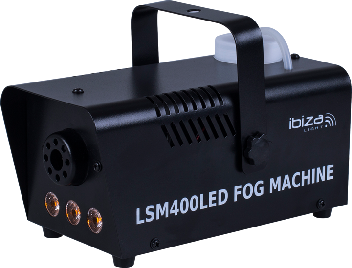 Ibiza Fog Machine with Fire/Flame Effect (Black)