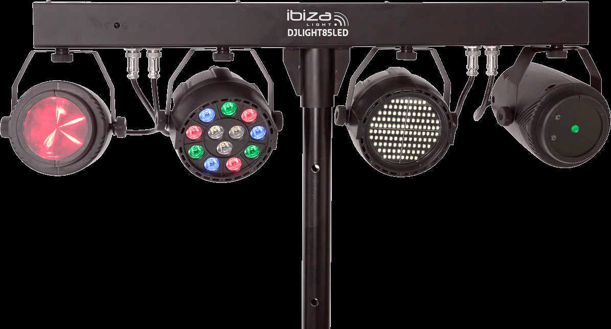 Ibiza LED Lightbar Moonflower, Laser and Strobe