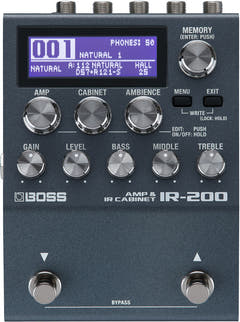 Boss IR-200 Pédale Simulateur d'Ampli pour Guitare