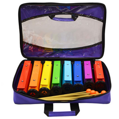 V-Tone cloches résonantes TB8 – 8 tonalités diatoniques colorées
