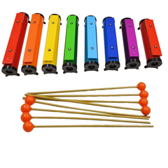 V-Tone cloches résonantes TB8 – 8 tonalités diatoniques colorées