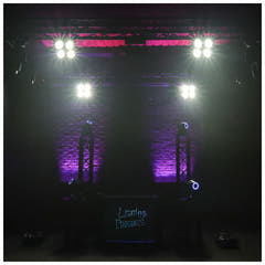 Light4Me LED Projecteur aveuglant 4x100W (WW/CW)