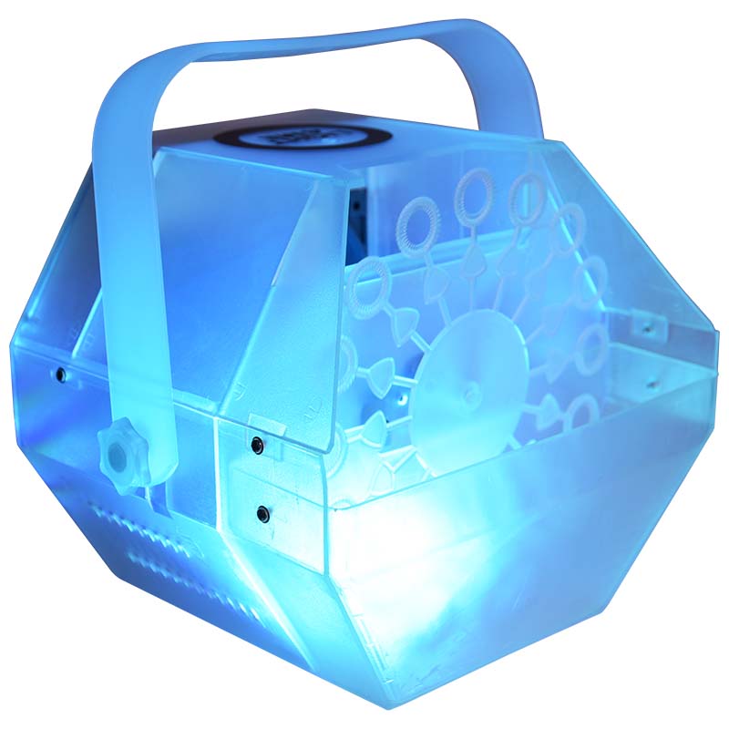 Light4Me Bubble LED Machine à bulles avec lumière LED multicolore