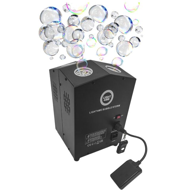 LIGHT4ME BUBBLE STORM sæbeboblemaskine