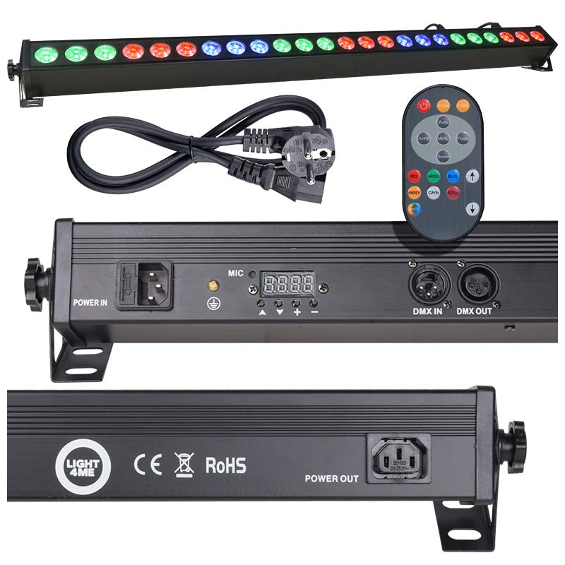 LIGHT4ME DECO BAR 24 RGB IR barre LED + télécommande