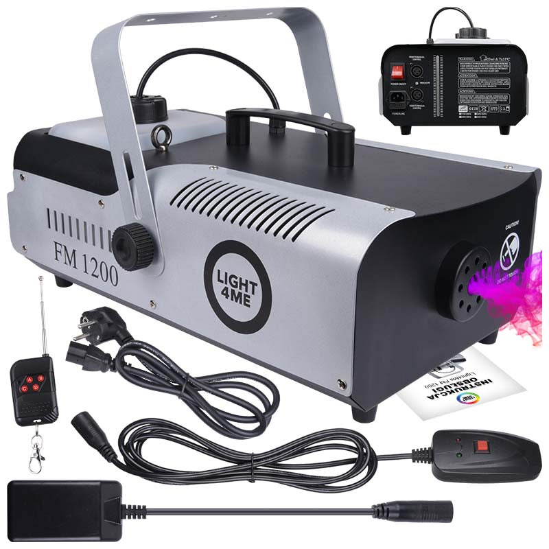 LIGHT4ME FM 1200 machine à fumée avec télécommande