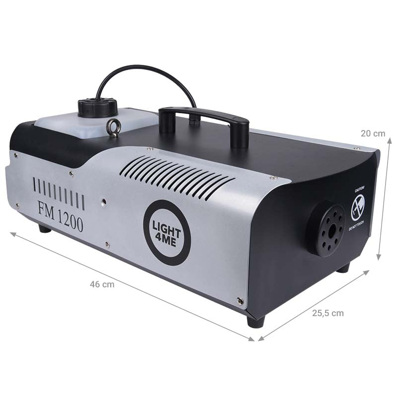 LIGHT4ME FM 1200 machine à fumée avec télécommande