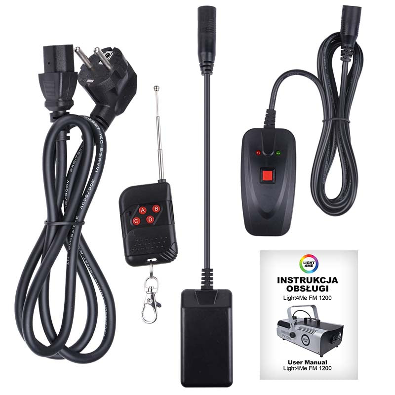 LIGHT4ME FM 1200 machine à fumée avec télécommande
