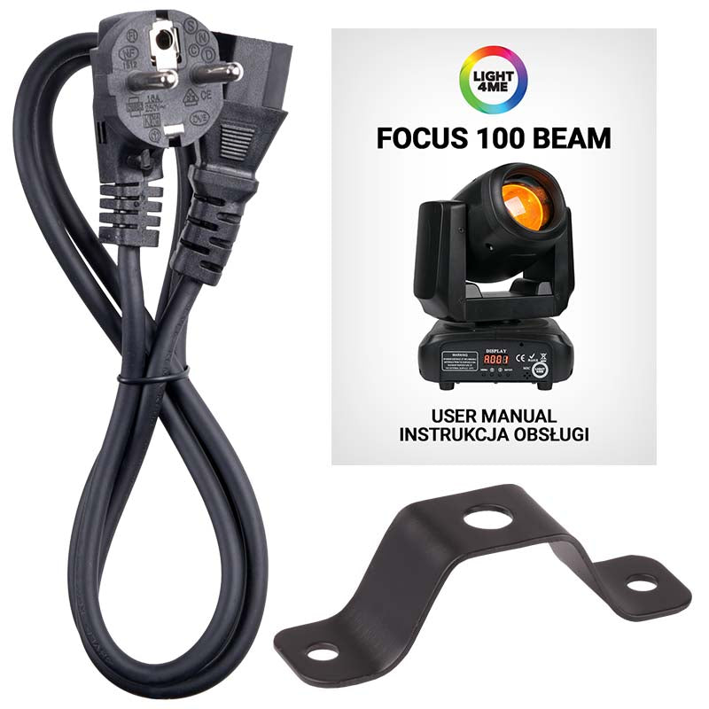 LIGHT4ME FOCUS 100 BEAM tête mobile LED