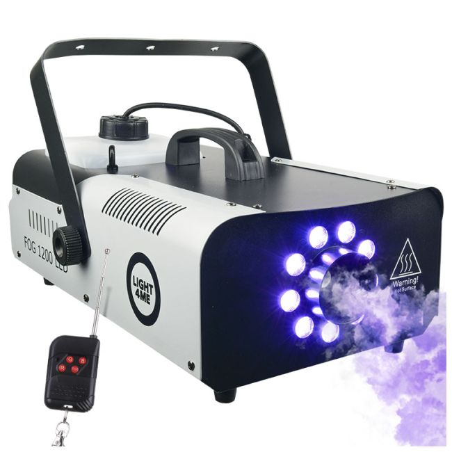 Light4Me Fog 1200 LED Machine à brouillard 1200W avec RGB LED & DMX