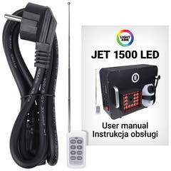 Light4Me JET-1500LED Machine à brouillard verticale LED