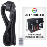 Light4Me JET-1500LED Machine à brouillard verticale LED