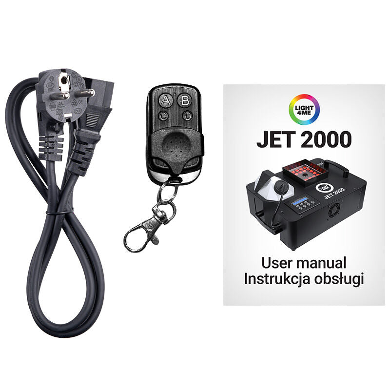 Light4 Me JET 2000 machine à fumée verticale verte