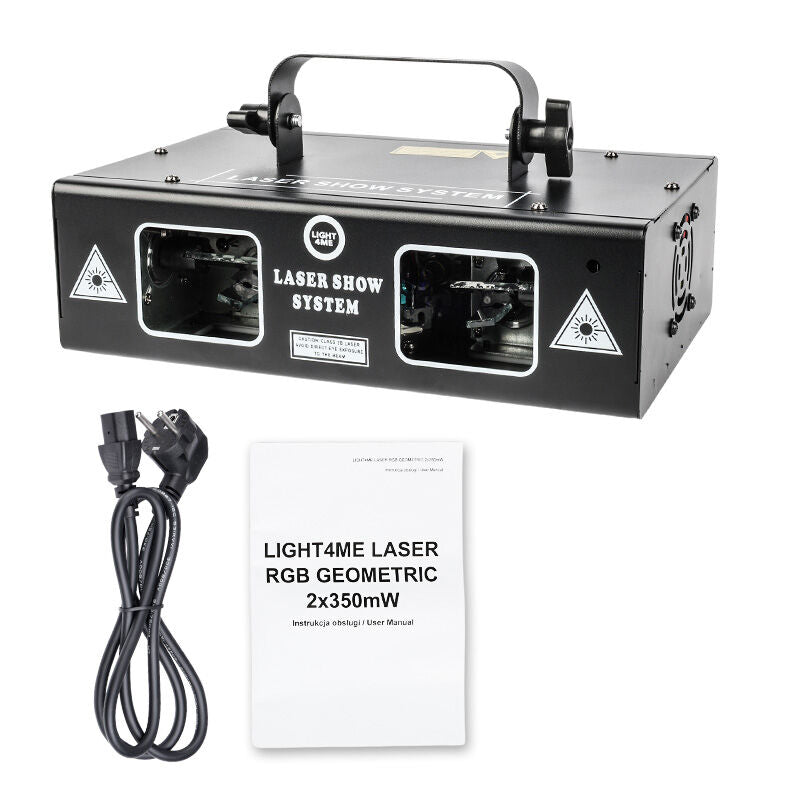Light4Me Laser RGB Géométrique 350mW