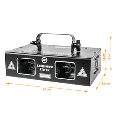 Light4Me Laser RGB Géométrique 350mW