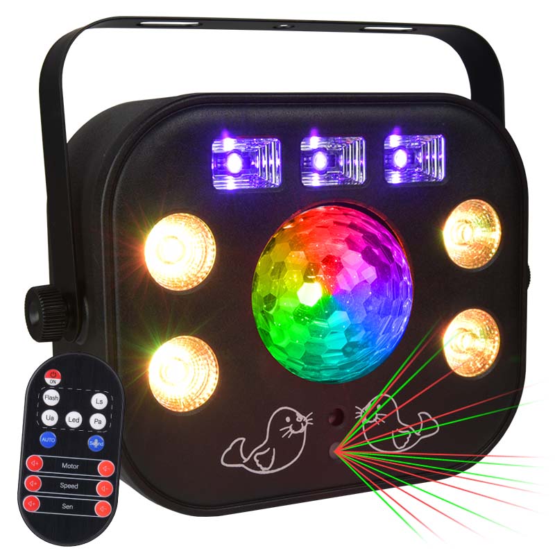 LIGHT4ME MULTIFASE effet multiple LED UV wash light