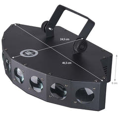Light4Me OCTOBEAM V2 RGBW LED 8x5W