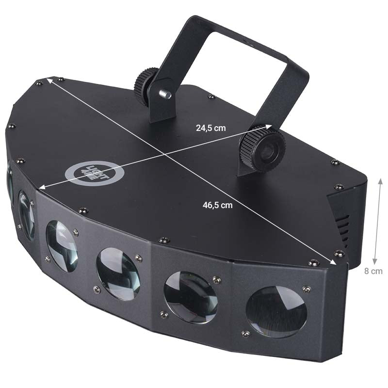 LIGHT4ME OCTOBEAM V2 diskoeffekt LED scenespotlight