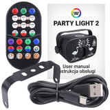 LIGHT4ME PARTY LIGHT 2 effet LED éclairage disco