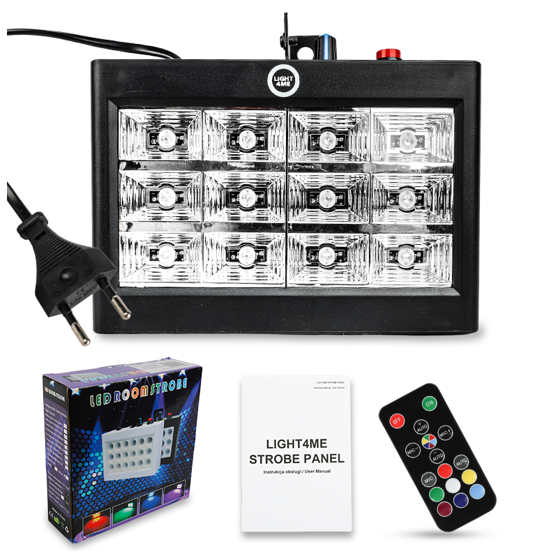 Light4Me Panneau stroboscopique RGB LED