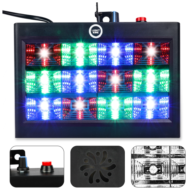 Light4Me Panneau stroboscopique RGB LED