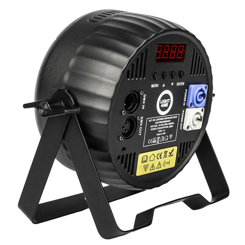 Light4Me Venom PAR 14x15 RGBW LED Projecteur PAR