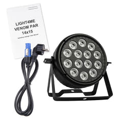 Light4Me Venom PAR 14x15 RGBW LED Projecteur PAR