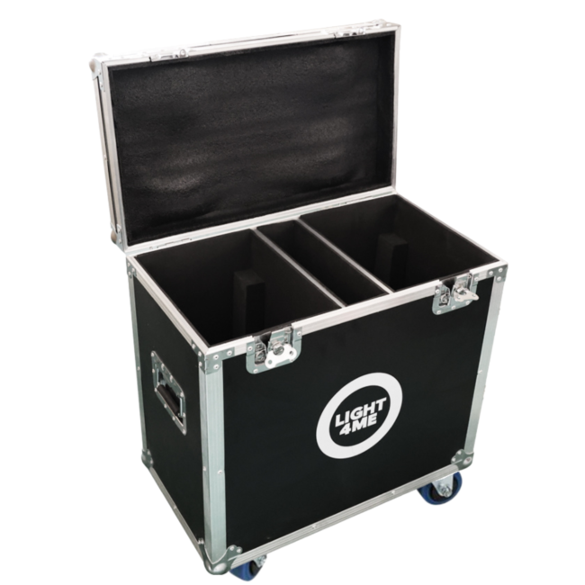 Flightcase pour 2 x Light4Me 12R Smart Beam