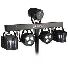Light4Me T-Bar LED projecteur Derby Laser MultiBar