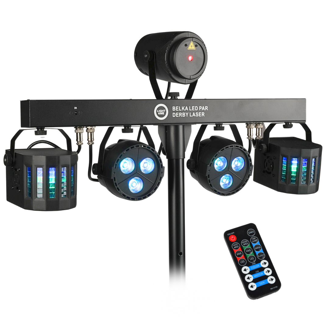 Light4Me T-Bar LED projecteur Derby Laser MultiBar