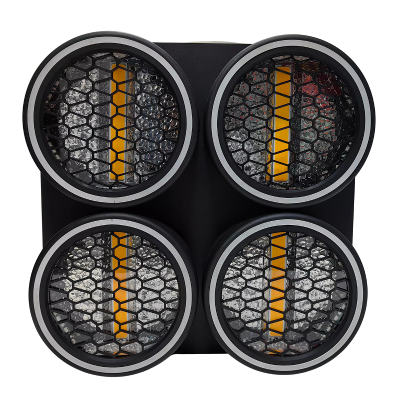 Light4Me BLINDER LED 4 ANNEAUX 4x30W
