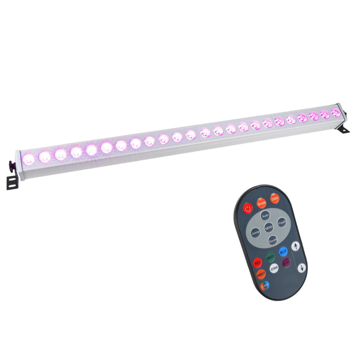 LIGHT4ME DECO BAR 24 RGB IR WH variateur de lumière avec éclairage LED