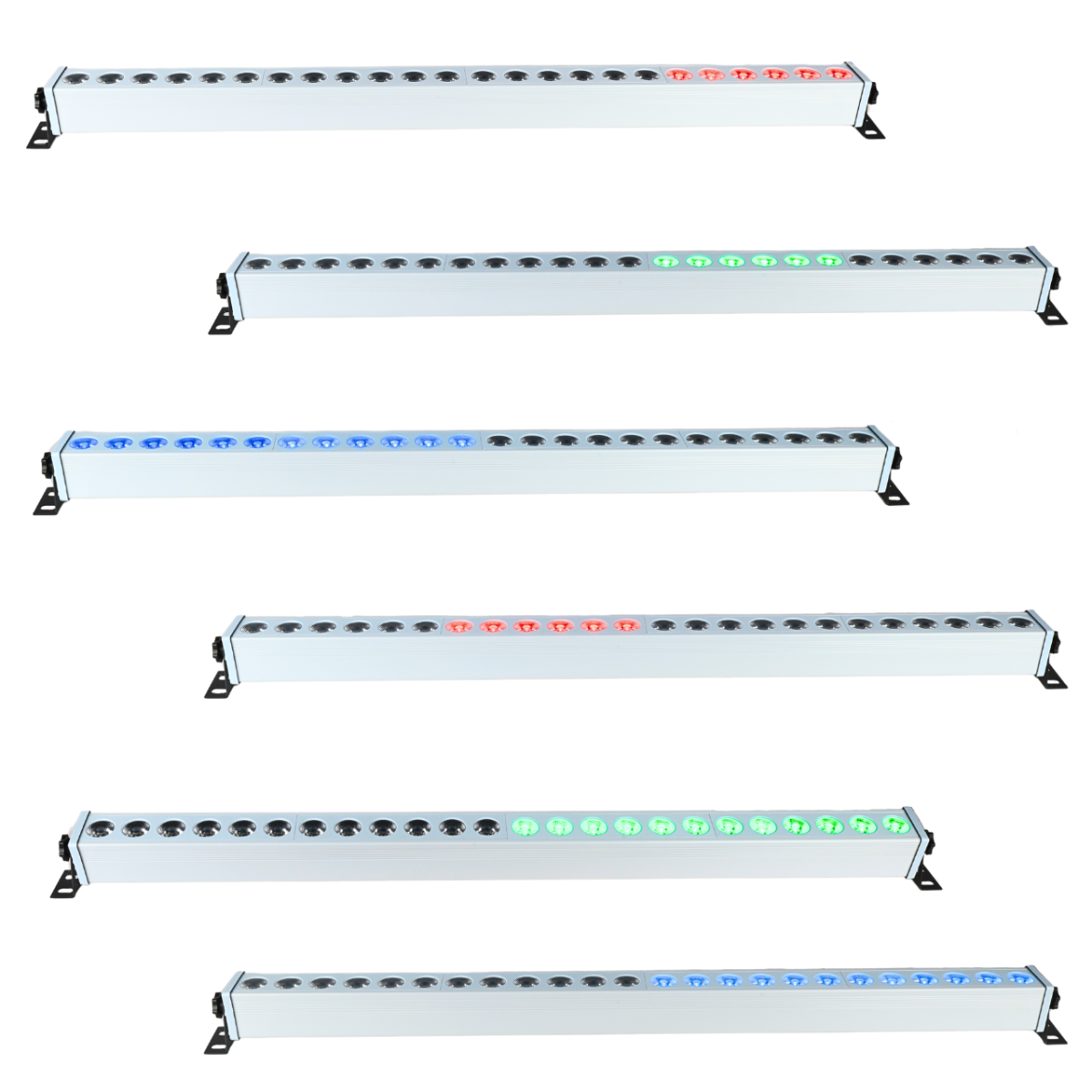 LIGHT4ME DECO BAR 24 RGB IR WH variateur de lumière avec éclairage LED